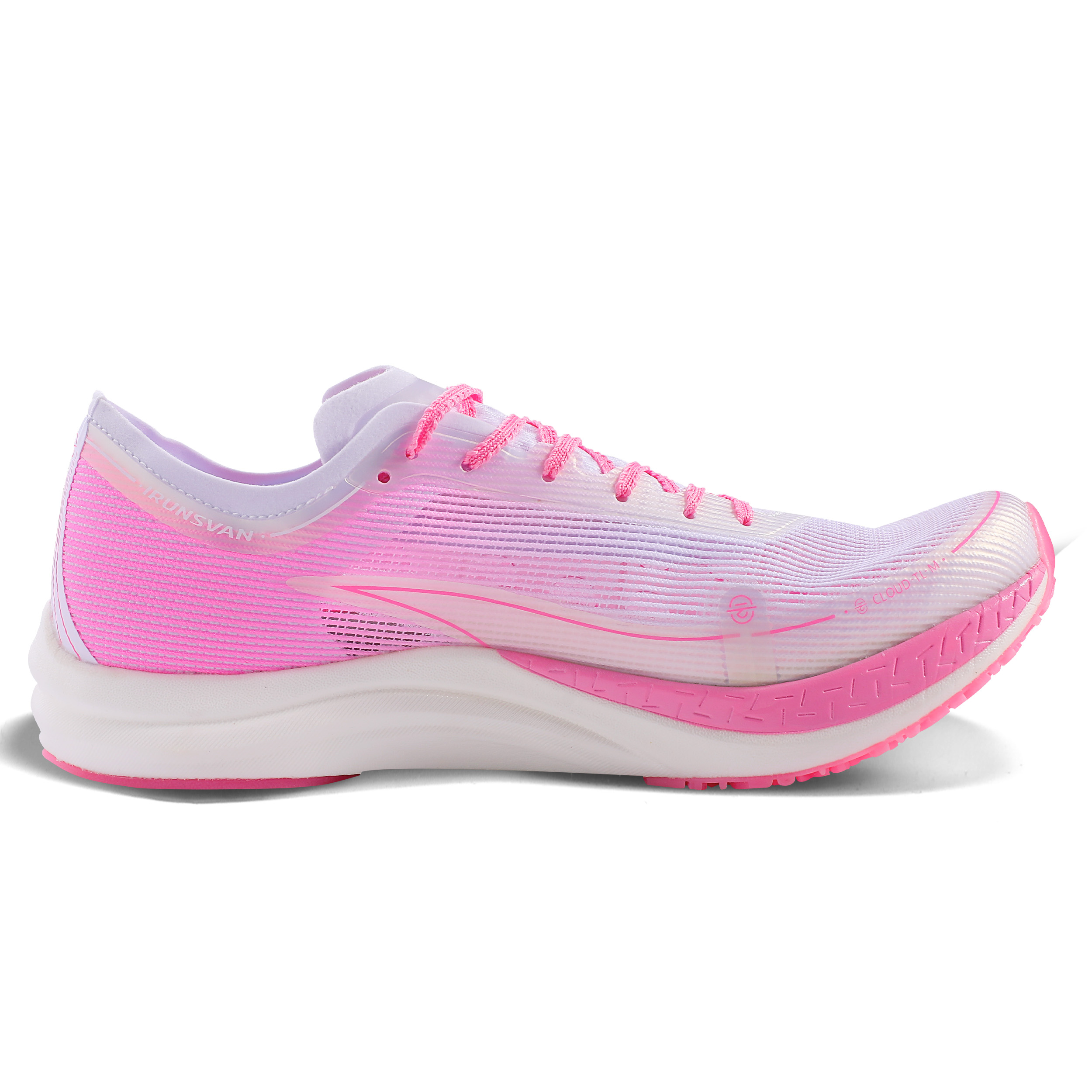 IRUNSVAN Low top Running Shoes Unisex Cherry Blossom Pink