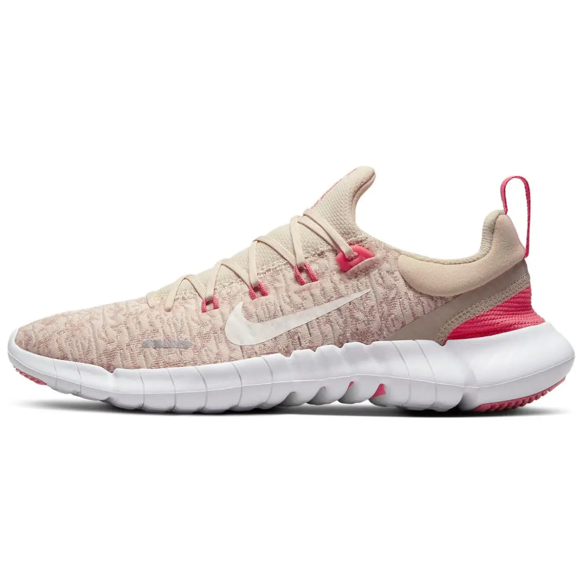 Nike Free RN 5.0 Fabric Cushioning Abrasion Resistant Cushioning, Wear Resistant Low top Casual Running Shoes Women's