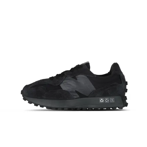 New Balance NB 327 Cushioning Abrasion Resistant Breathable Low top City Commuting Running Shoes Unisex Black White