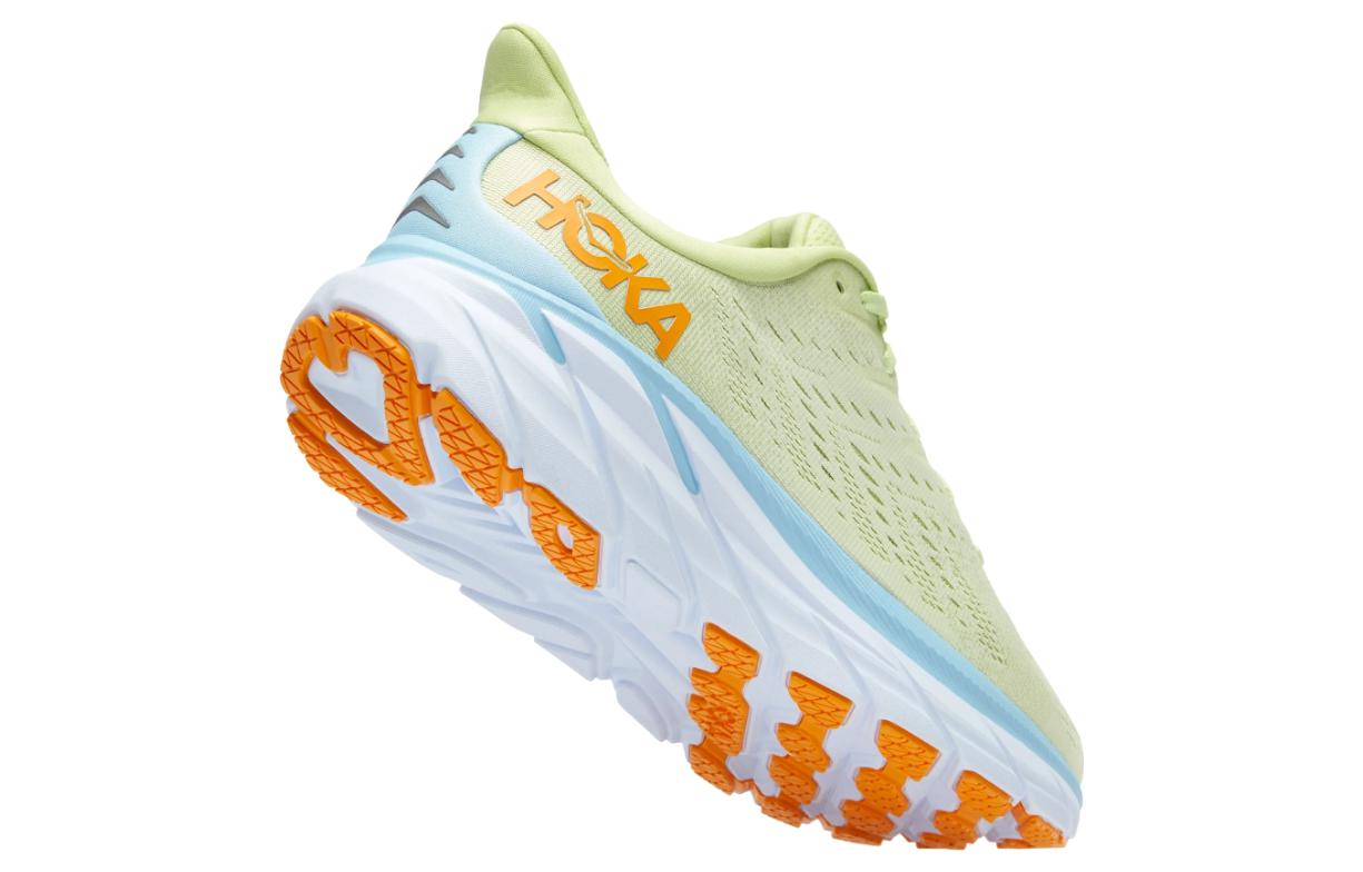 HOKA ONE ONE Clifton 8 Butterfly Yellow Summer Song