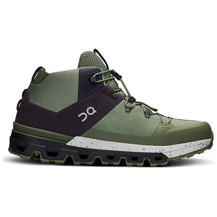 On Slip Resistant Slip Resistant Mid top Outdoor Shoes Men’s Black Gray
