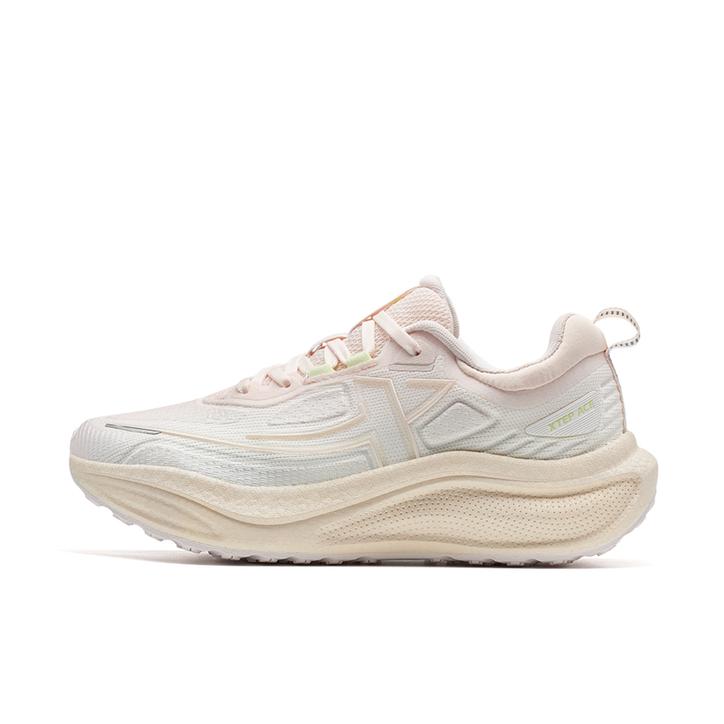 XTEP Cushioning, Wear Resistant Low top Running Shoes Women’s Pink White