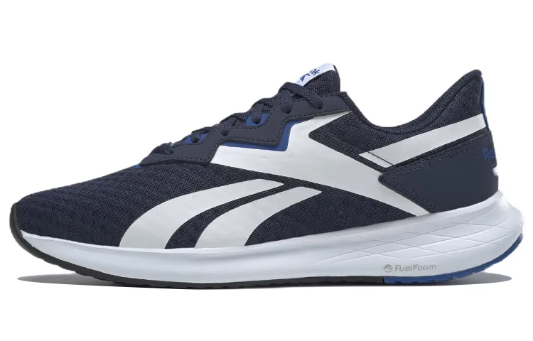 Reebok Comfortable Breathable Lightweight Breathable And Lightweight Low top Running Shoes Men's Blue White