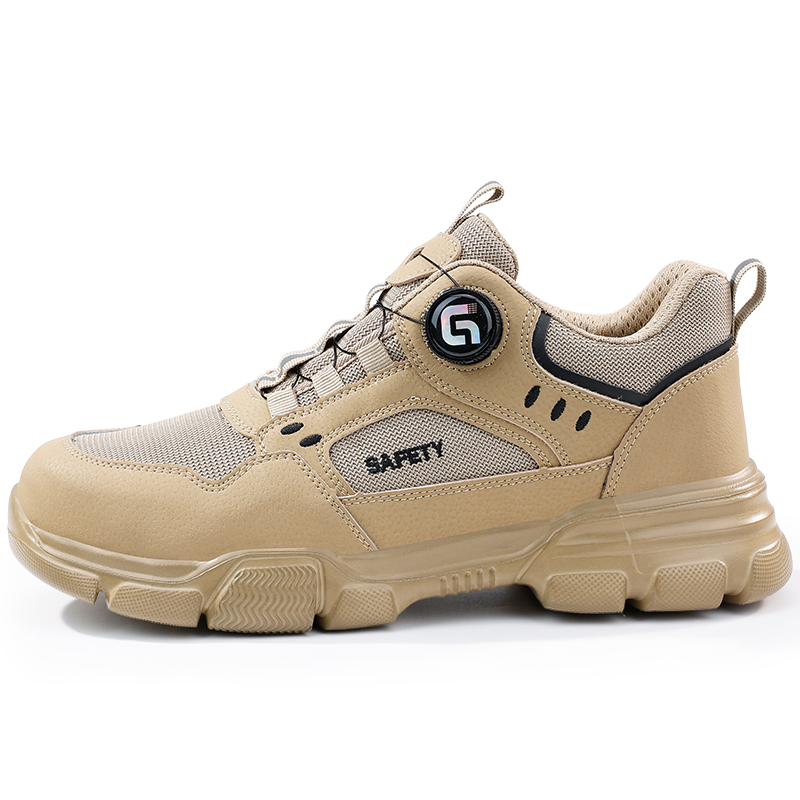 LANOUDUN Abrasion Resistant Impact Resistant Breathable Low top Outdoor Shoes Unisex Khaki