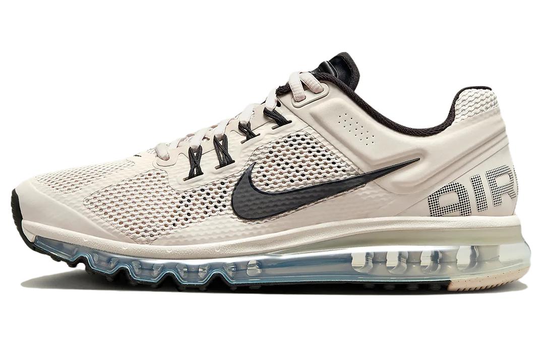 Мужские кроссовки Nike Air Max 2013 (бежево-черные)