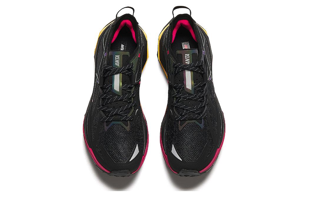 Anta Champion All Weather Series Versatile Cushioning Slip Resistant Low top Outdoor Shoes Women’s Black Yellow