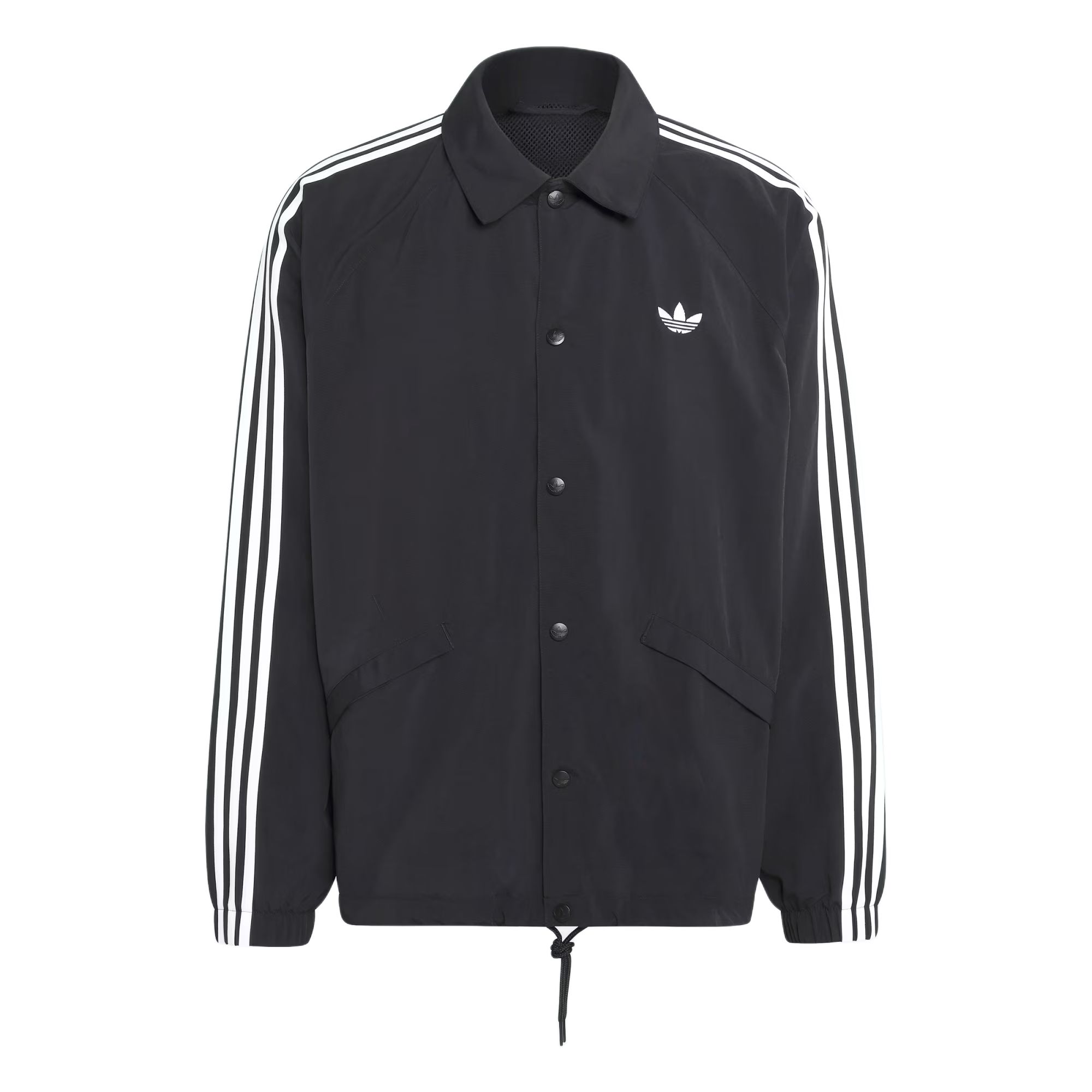 Мужская куртка adidas originals three stripes (черная)