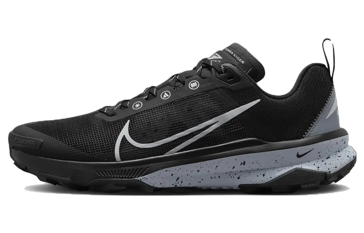 Nike React Terra Kiger 9 Black Reflect Silver Cool Grey Wolf Grey
