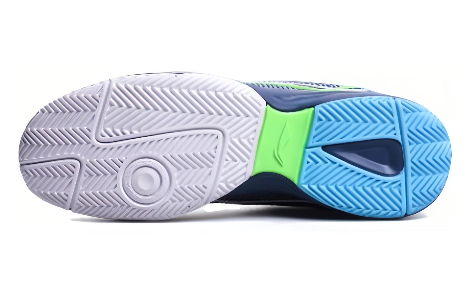 Li Ning Abrasion Resistant Breathable Low top Running Shoes Women’s Blue Black