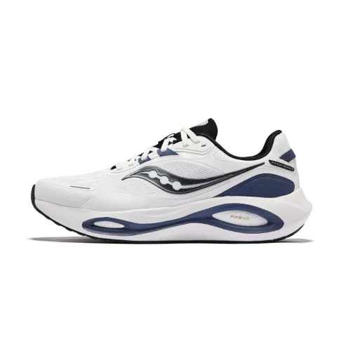 Saucony Phoenix Inferno Firebird 3 Anti Slip Wear Resistant Low Top Running Shoes Unisex White Blue