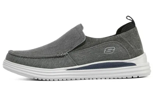 Skechers Proven Men's Casual Shoes Men's Low Top Charcoal Gray