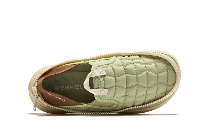 MERRELL HUT MOC 2 Lightweight Low top Outdoor Shoes Women’s Green Beige Brown