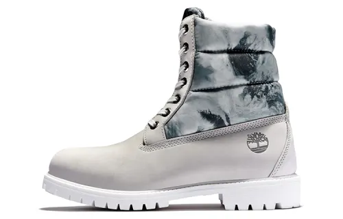 Timberland PREMIUM Thermal Short Outdoor Boots Men's White Gray