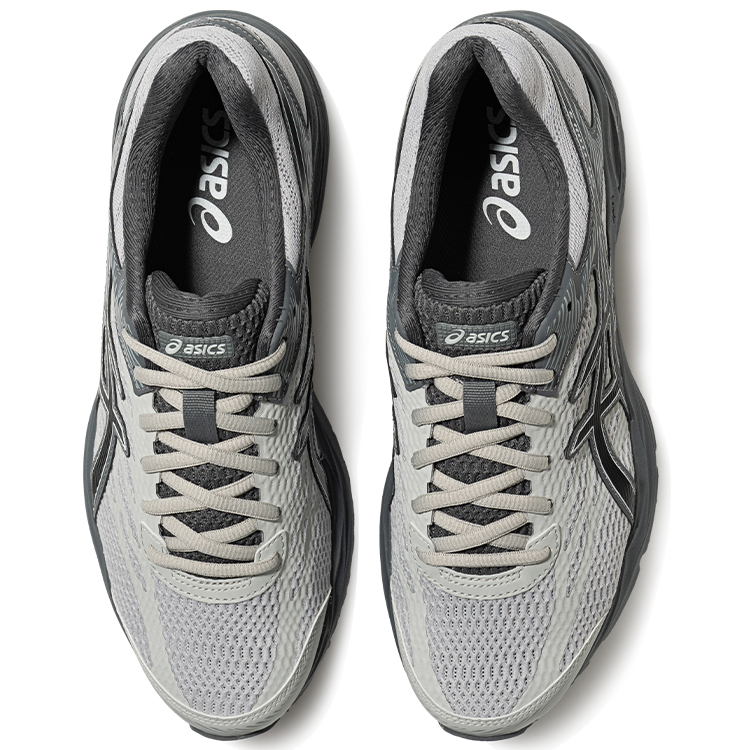 ASICS Gel Flux 4 Low top Rubber SPEVA Casual Physical Fitness Test & Exam Running Shoes Men’s Gray Black