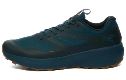Arc'teryx Norvan LD 3 Comfortable Mesh Cushioning, Non Slip, And Waterproof Low top Running Shoes Men's Dark Blue Green