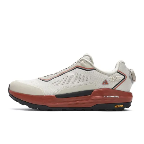 FILA BOA EXPLORER 2 Breathable Low top Outdoor Shoes Men's Almond Milk White