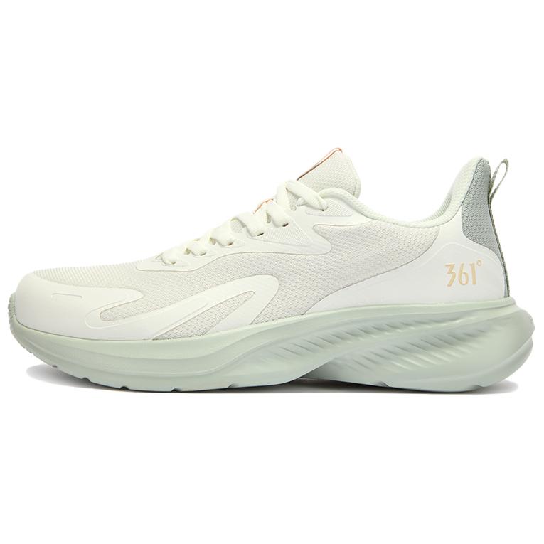 361° Slip Resistant Abrasion Resistant Low top Casual Running Shoes Women’s White Green