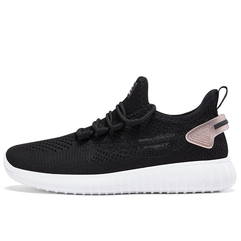 Warrior Textile, Synthetic Leather Cushioning Slip Resistant Low top Casual Running Shoes Women’s Black Pink