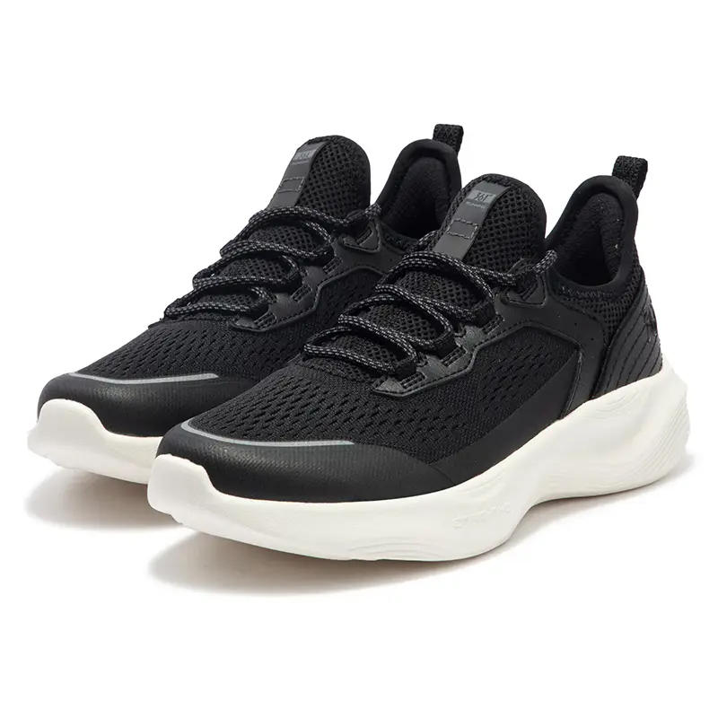 361° Breathable Low top Casual Running Shoes Women’s Black White