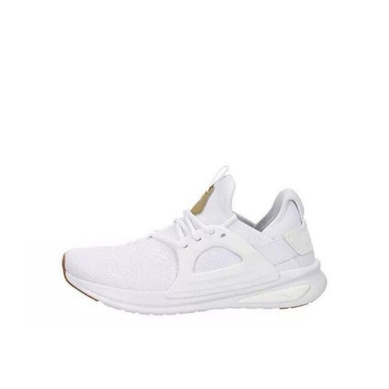 PUMA Enzo Slip Resistant Abrasion Resistant Low top Casual Running Shoes Men's White
