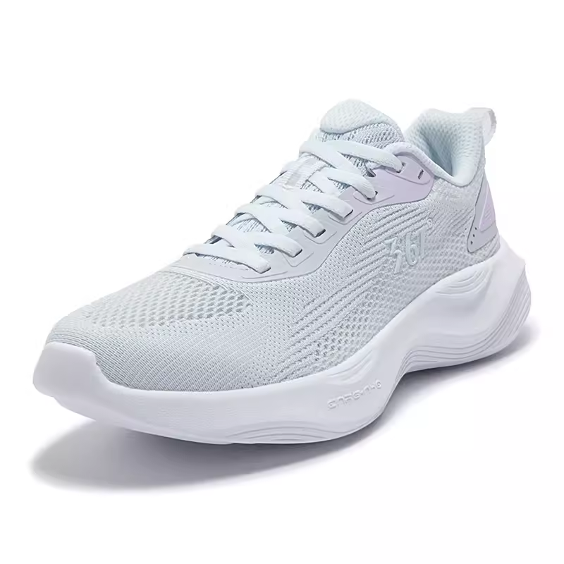 361° Abrasion Resistant Breathable Low top Casual Running Shoes Women’s Gray Purple