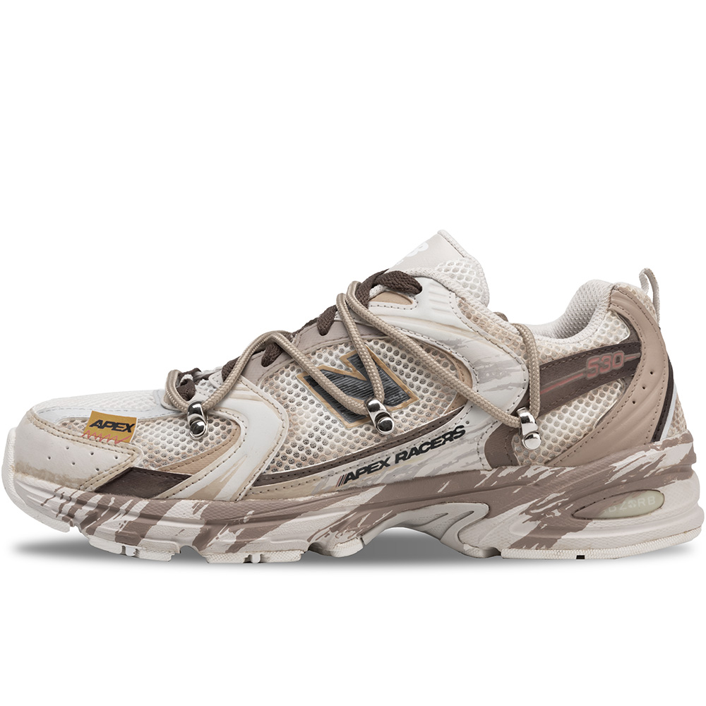New Balance NB 530 Slip Resistant Abrasion Resistant Low top Running Shoes Unisex Coffee Brown D Width