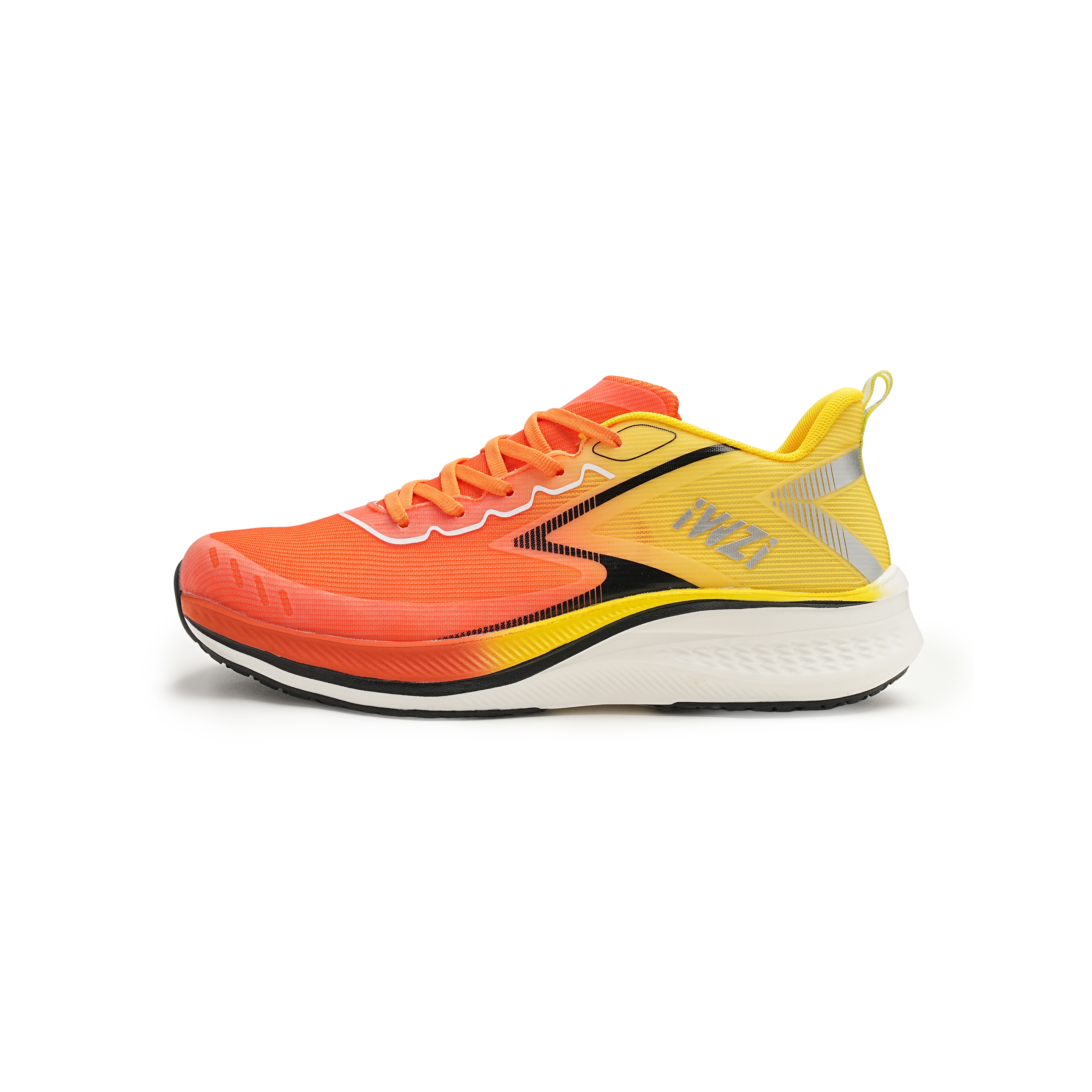 IWZI Slip Resistant Abrasion Resistant Slip Resistant Abrasion Resistant Low top Running Shoes Unisex Amber Orange