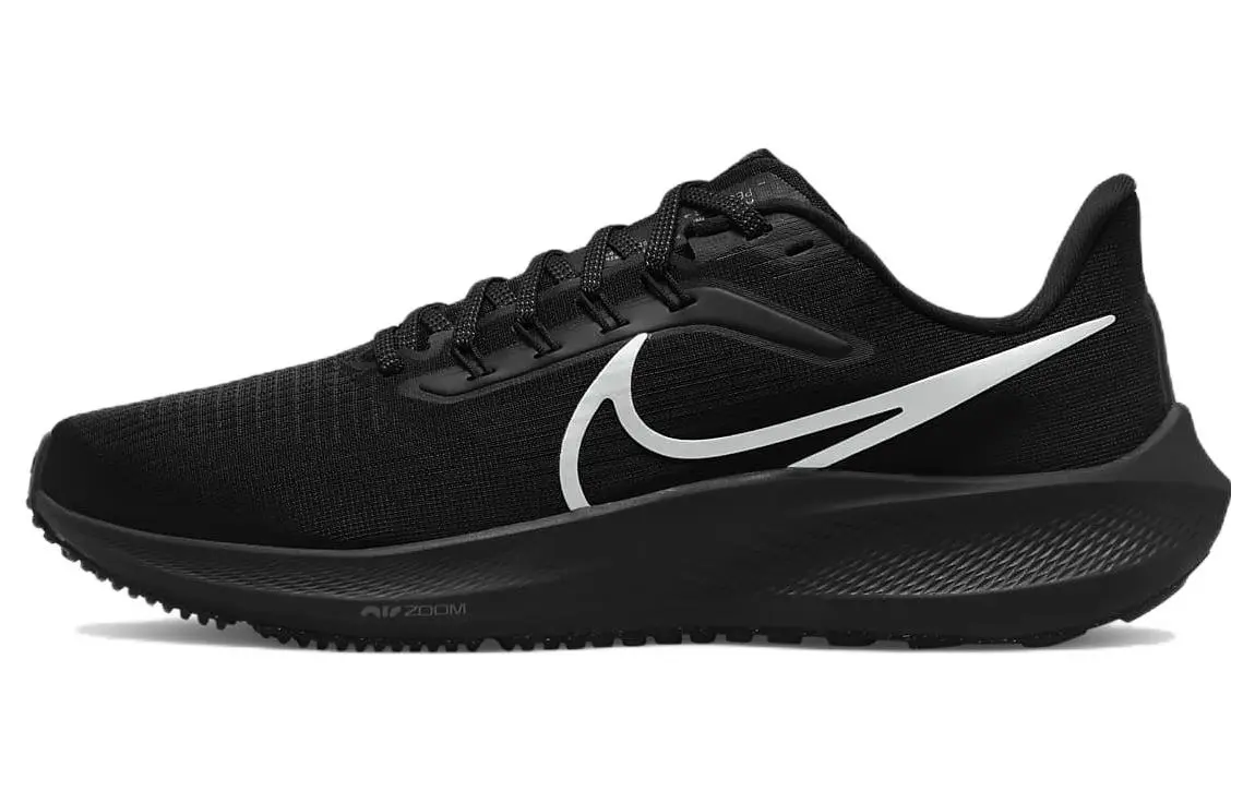 Nike Air Zoom Pegasus 39 Black Silver Metallic Women's