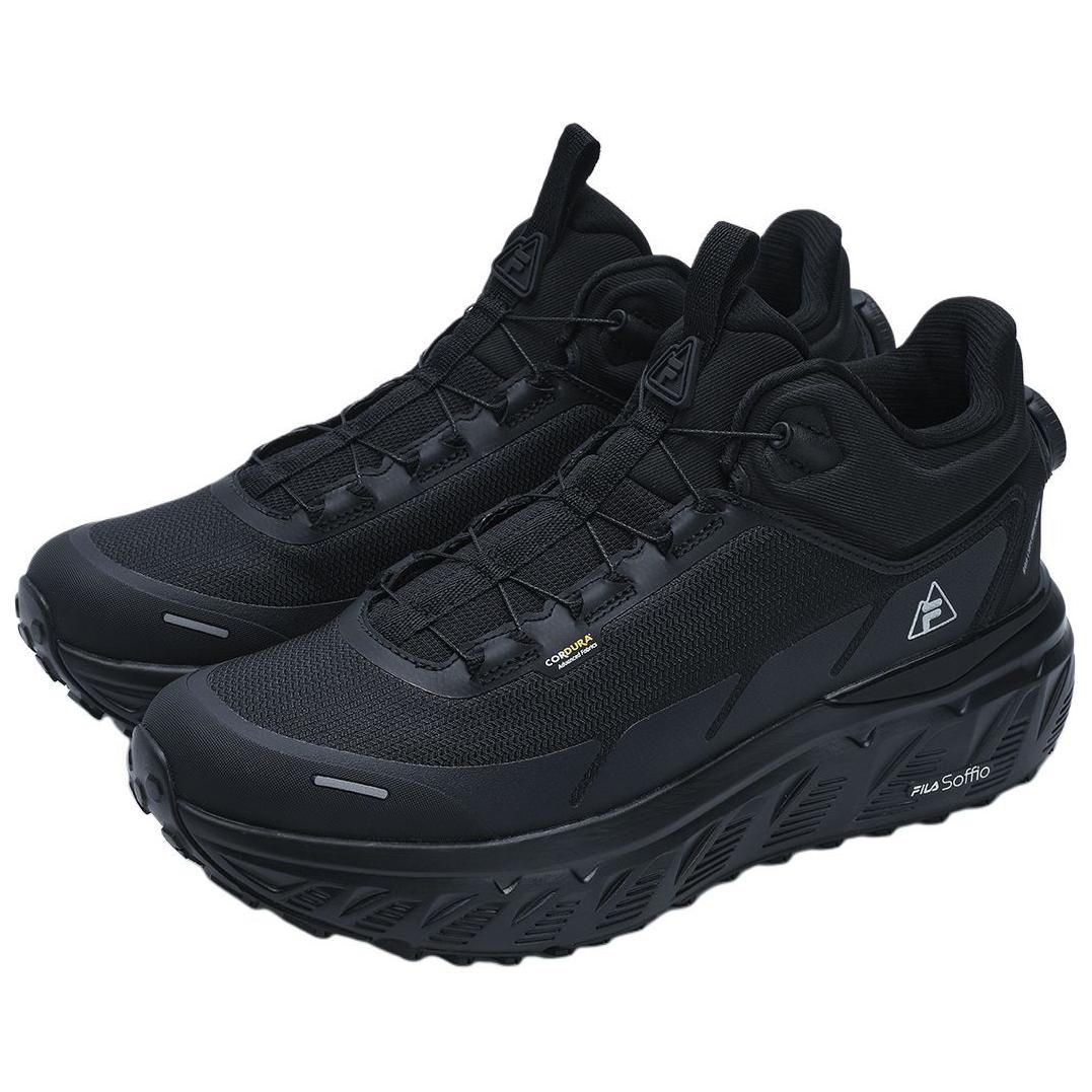 FILA BOA EXPLORER Abrasion Resistant Mid top Outdoor Shoes Men’s Black
