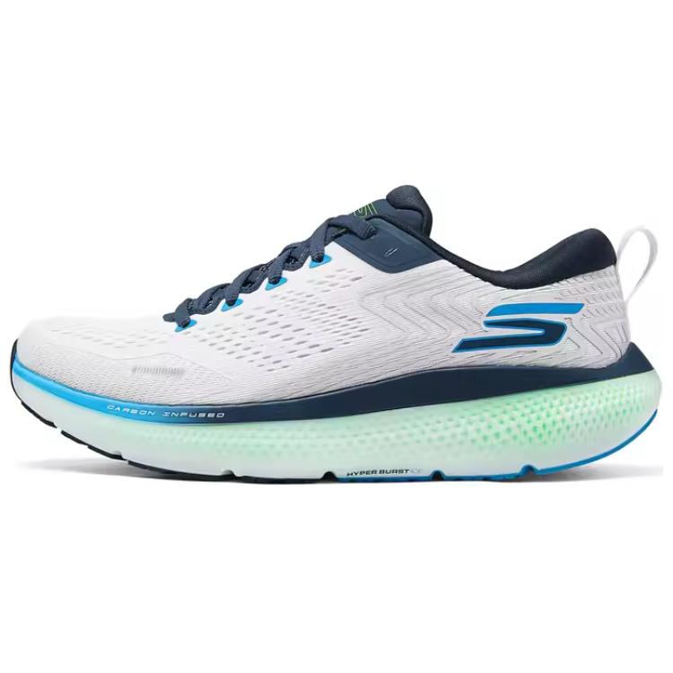 Skechers GO Run Ride 11 Soft And Comfortable Abrasion Resistant Abrasion Resistant Low top Running Shoes Men’s White