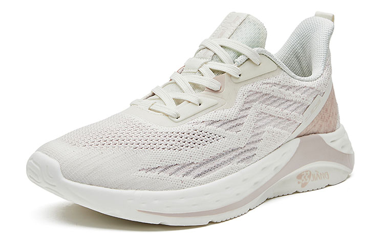 Erke Jiang Rebound Fashion Fabric Cushioning Breathable Abrasion Resistant Slip Resistant Low top Running Shoes Women’s