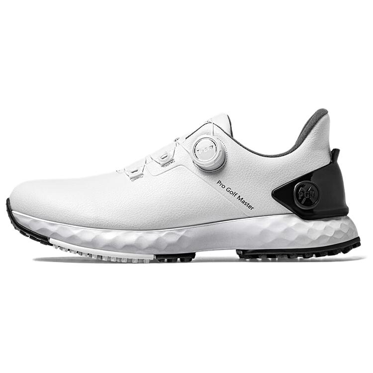PGM Cushioning Abrasion Resistant Cushioning, Wear Resistant Low top Golf Shoes Men’s Cloud White