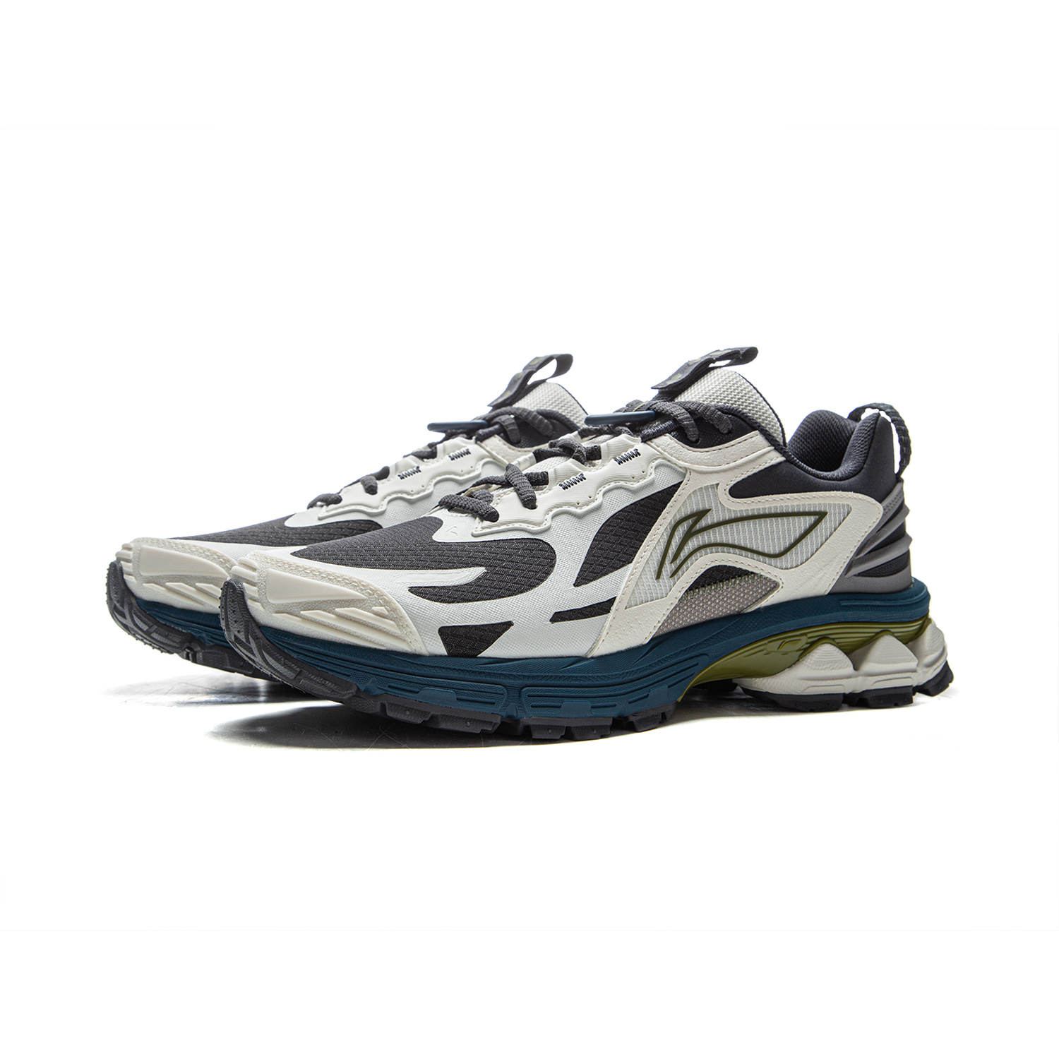 Li Ning Fuyao 2.0 Trail Fabric Slip Resistant Abrasion Resistant Low top LI NING CLOUD,PROBAR LOC Casual Running Shoes
