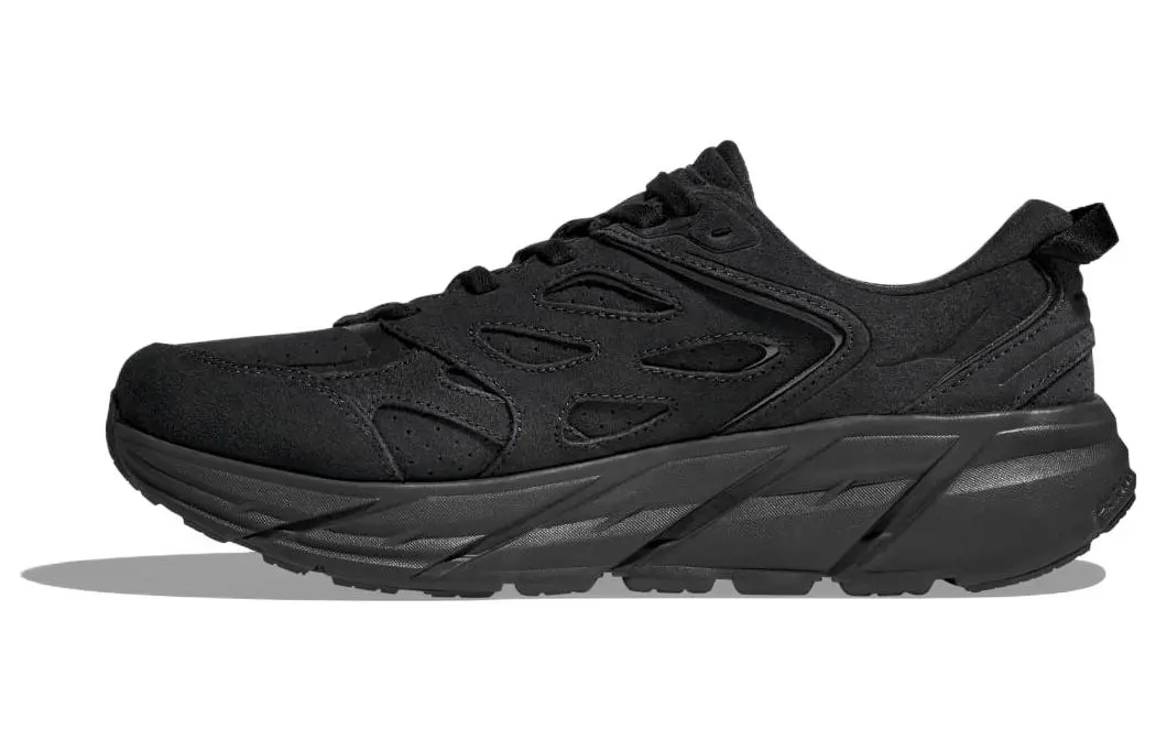 HOKA ONE ONE Clifton L Suede Black All Gender