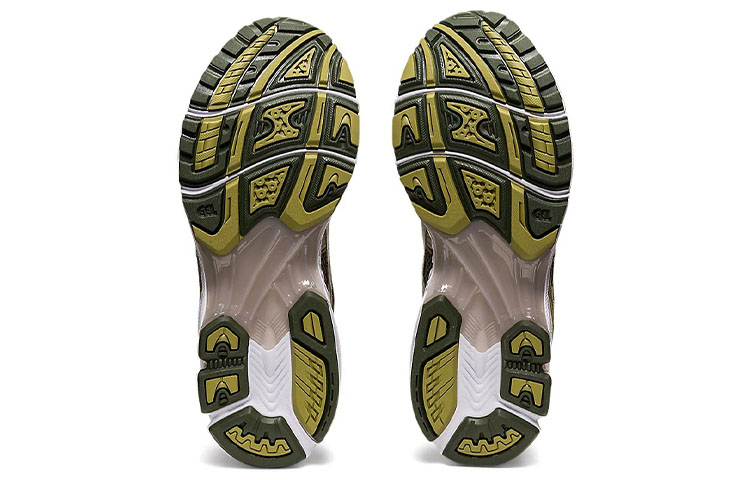 Мужские кроссовки ASICS Gel-Kayano 14 (зелено-коричневые) — фото 6