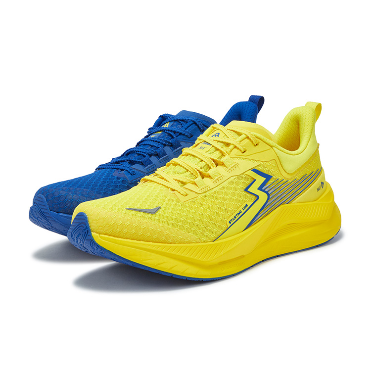 361° Cushioning Slip Resistant Abrasion Resistant Low top Casual Running Shoes Unisex Acid Yellow