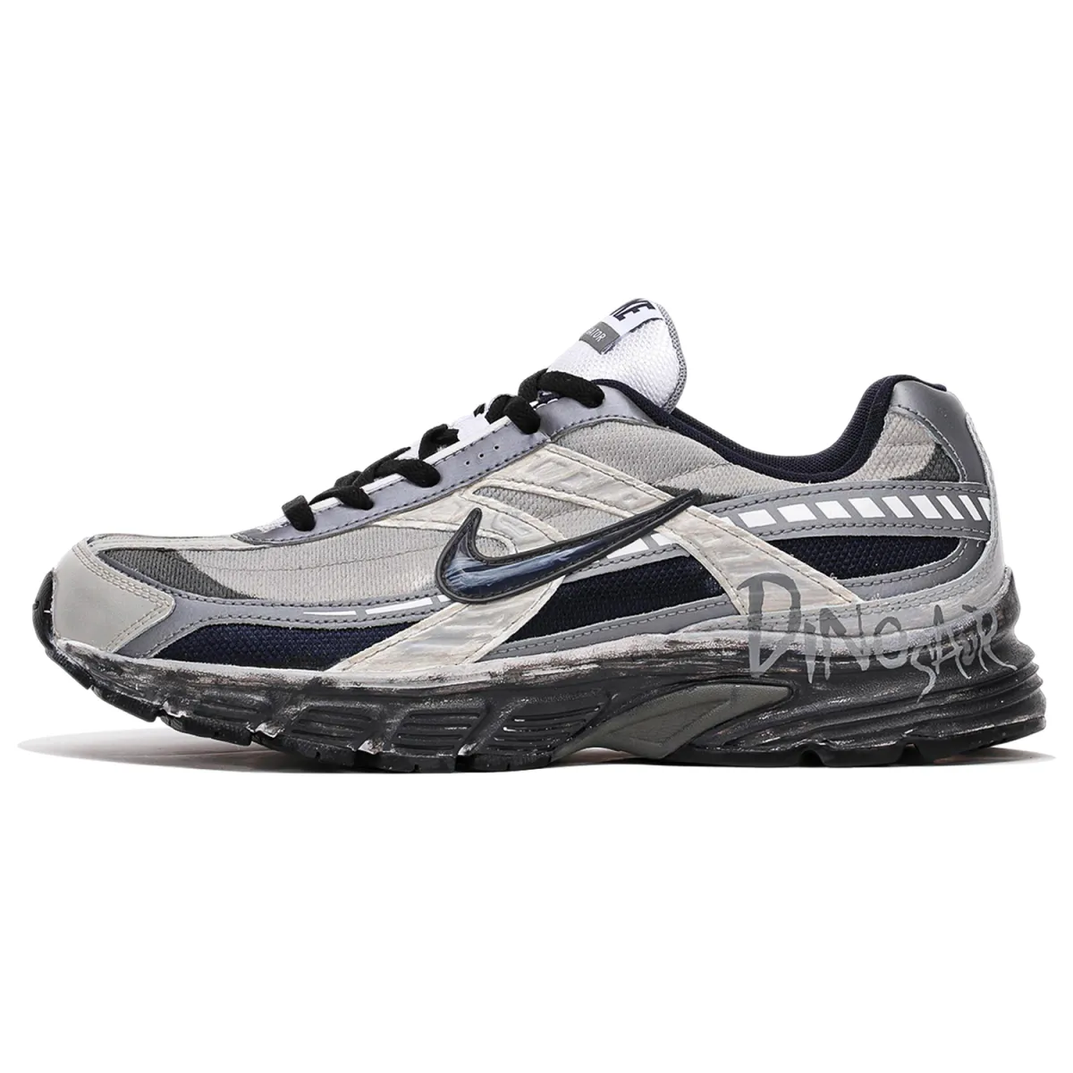 Nike Initiator Abrasion Resistant Abrasion Resistant Low top Running Shoes Men's Black Gray