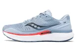 Saucony Triumph 18 Comfortable Textile, Synthetic Leather Cushioning Slip Resistant Abrasion Resistant Breathable