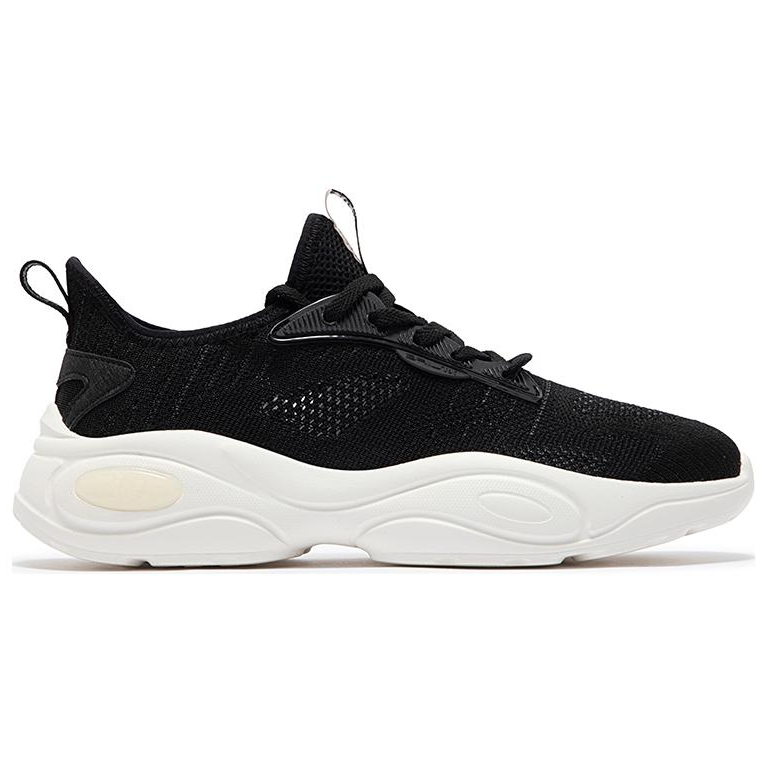 361° Cushioning Abrasion Resistant Cushioning, Wear Resistant Low top Casual Running Shoes Women’s Black White