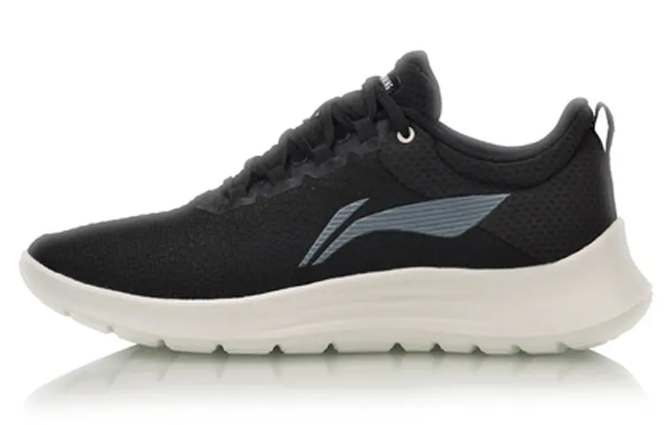 Li Ning Future Run Breathable Low top Running Shoes Unisex Standard Black