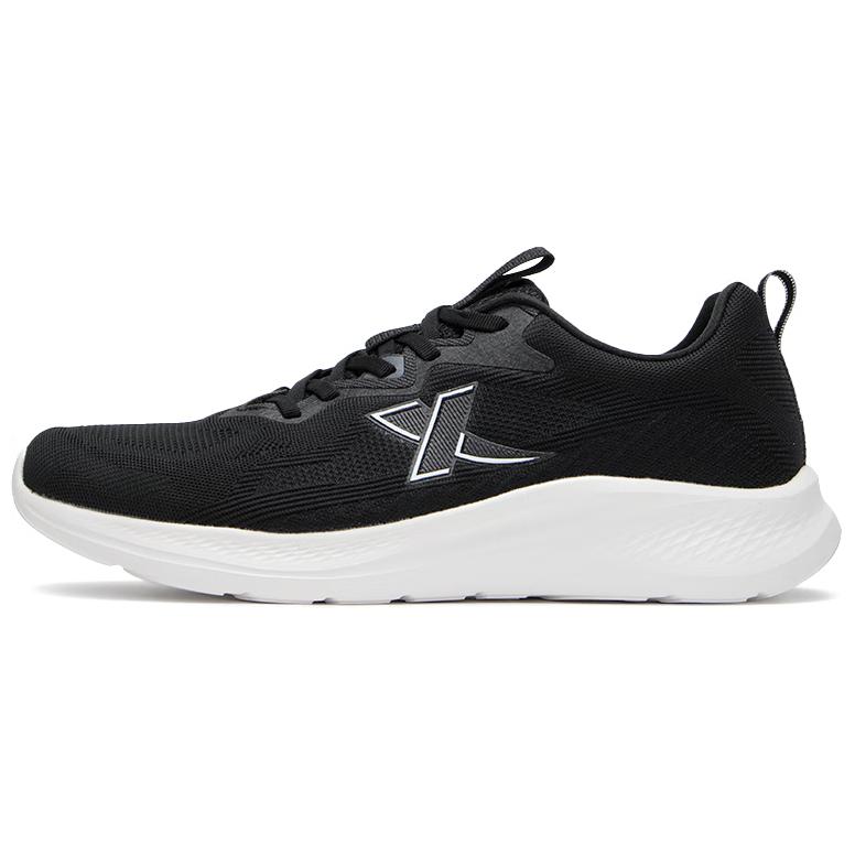 XTEP Cushioning Lightweight Rebound Low top Running Shoes Men’s Black White