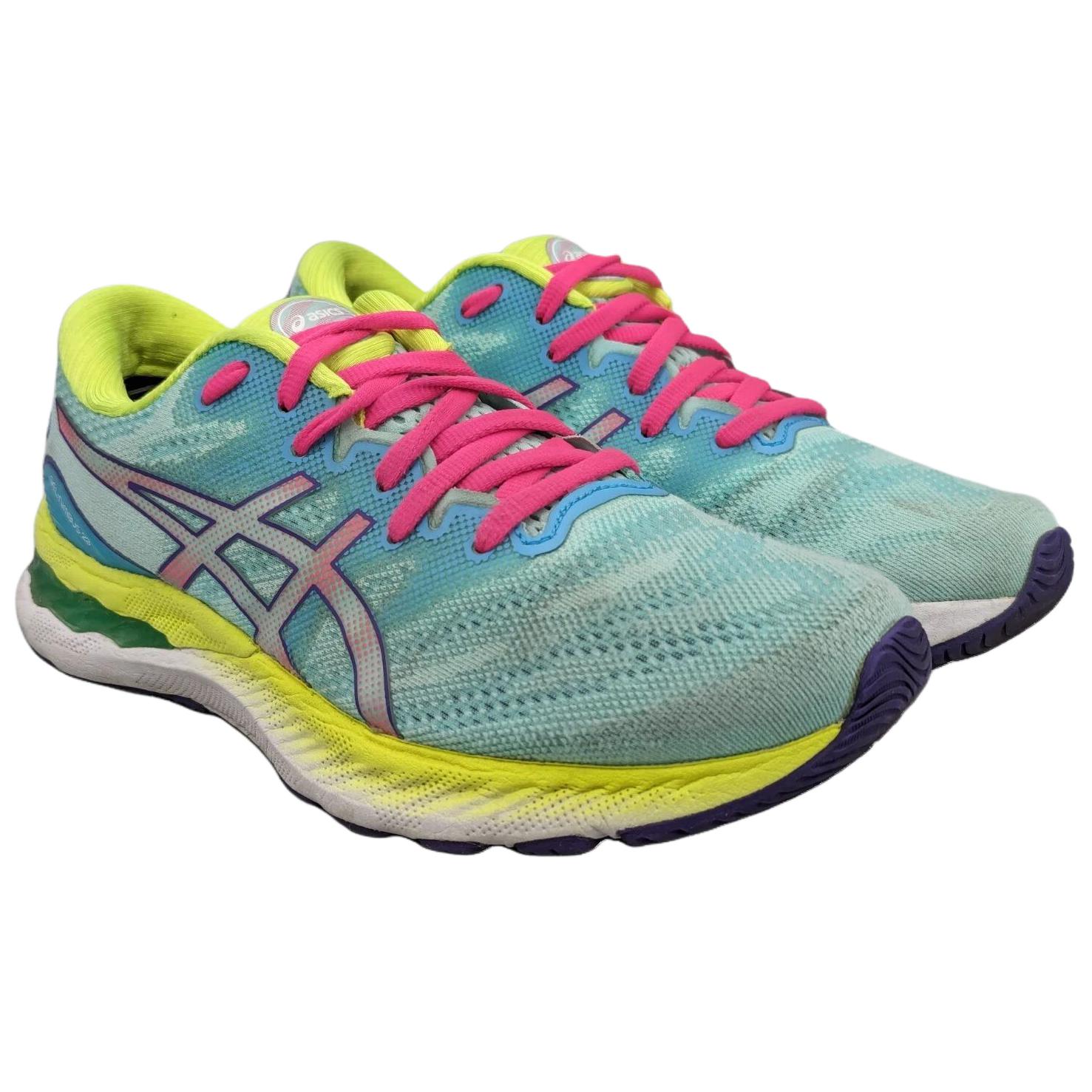 Asics GEL Nimbus 23 Low top Running Shoes Women’s Green Pink