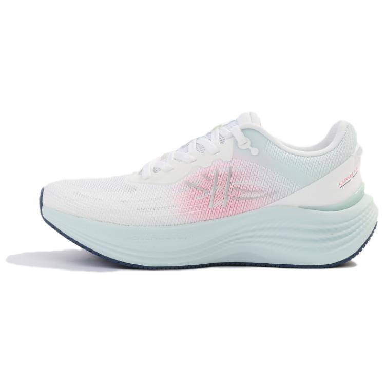 XTEP Flowing Cloud 3.0 Running Shoes Women’s Low Top Classic White/Blossom Pink/Moonstone Blue