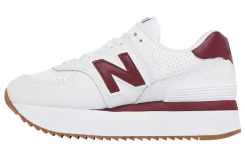 574 Wmns New Balance+ 'White Burgundy'