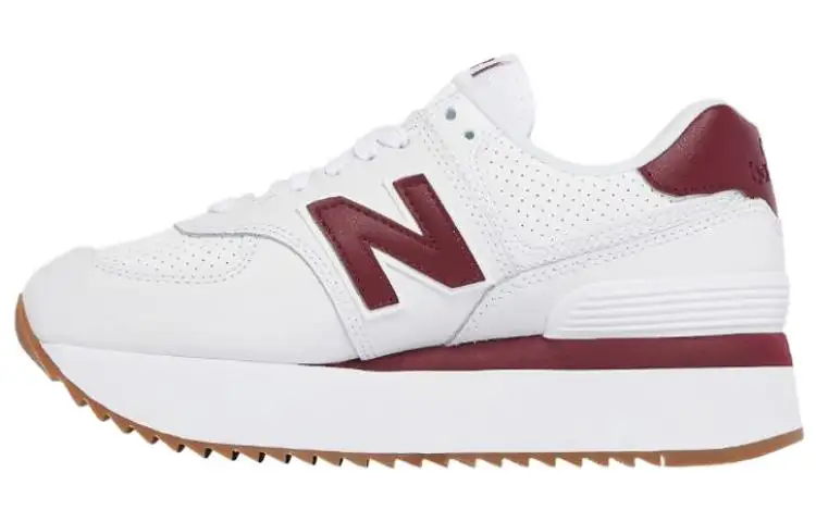 574 Wmns New Balance+ 'White Burgundy'