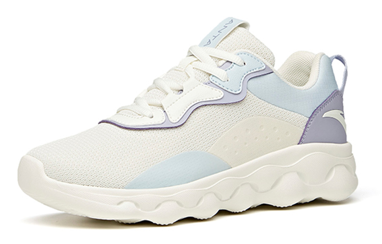 Anta Running Collection Low top Running Shoes Women’s White Purple Blue Mesh