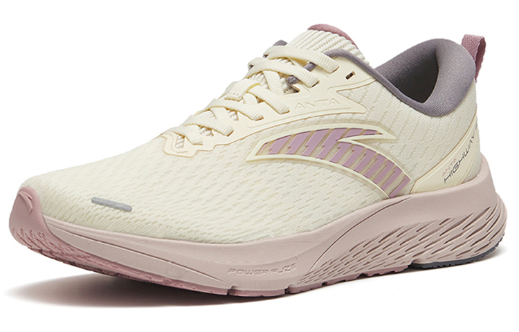 Anta Highway 99 Sports Abrasion Resistant Low top Running Shoes Women’s White Gray Purple