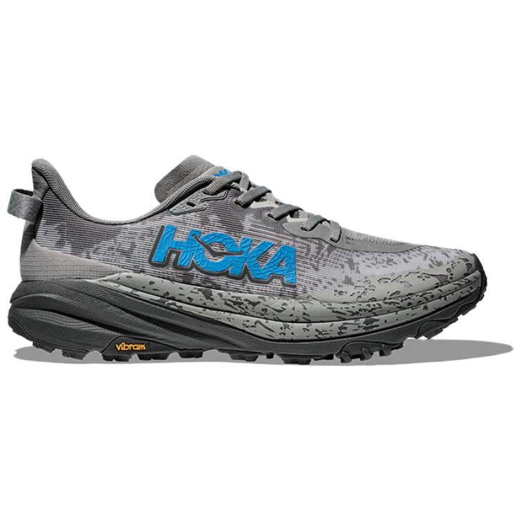 HOKA ONE ONE Speedgoat 6 Galactic Grey Hoka Blue