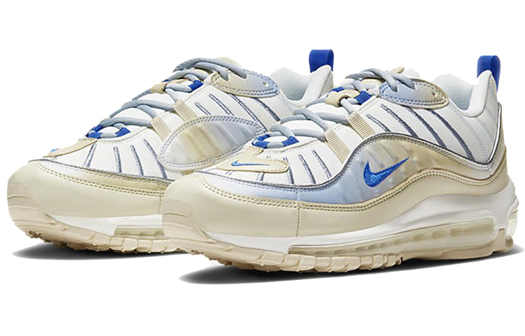 Женские кроссовки Nike Air Max 98 (белыйзолотойсиний) — фото 3