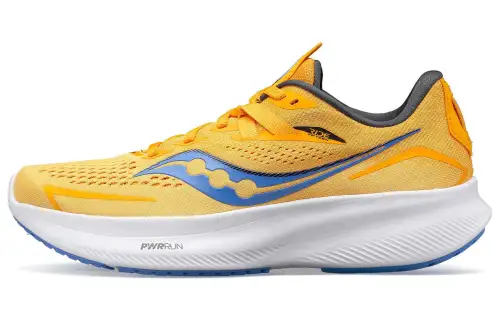 Saucony Ride 15 Comfortable Fabric Slip Resistant, Abrasion Resistant, Breathable, Lightweight Low top Shoe Women's